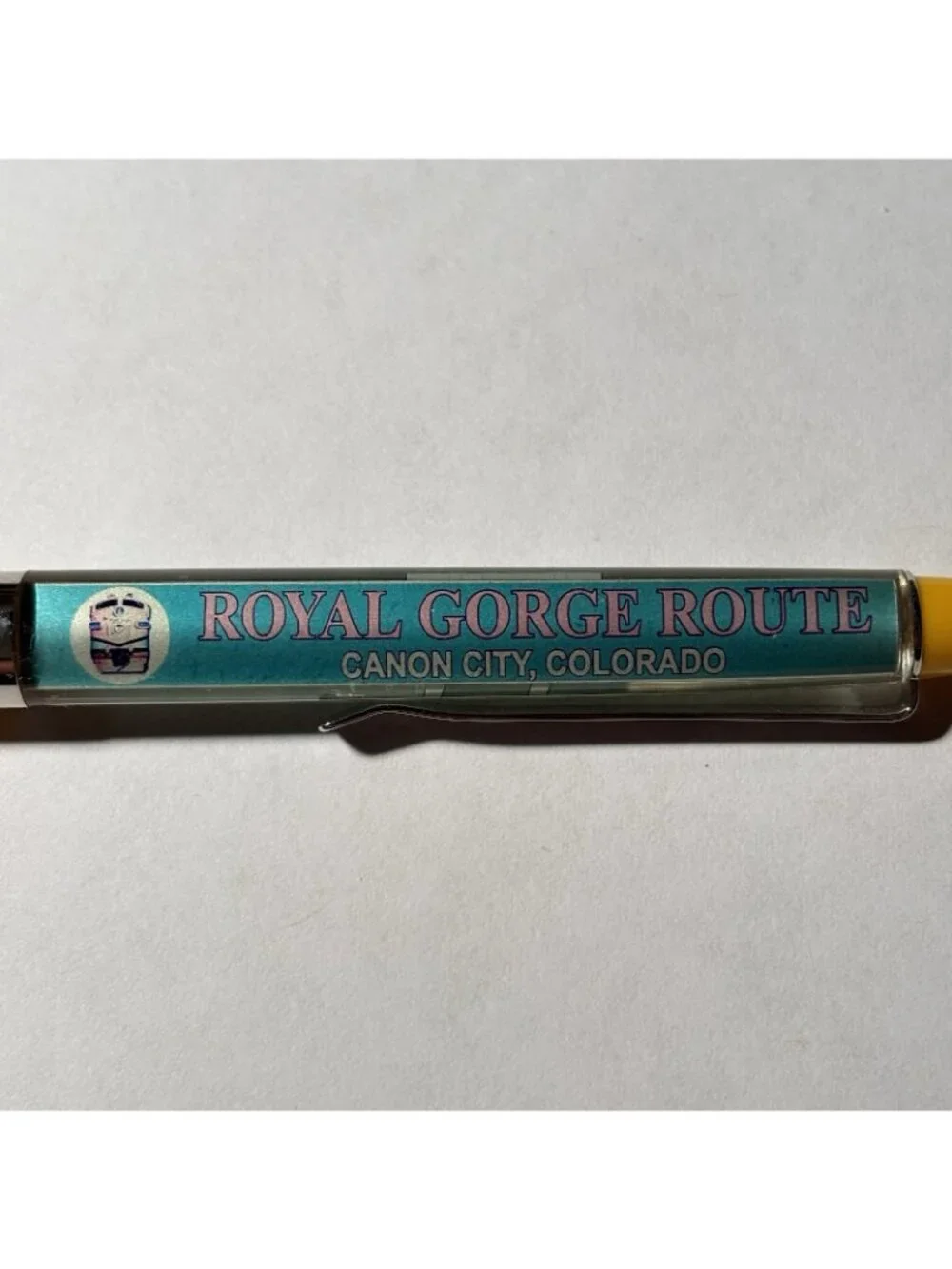 Royal Gorge Route Colorado Floaty Pen Train Engine Moves Railroad Railway Promo